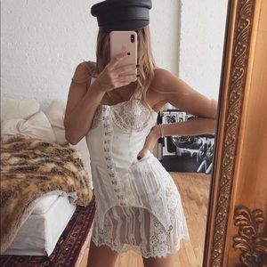 For Love and Lemons Alexandria Mini Dress